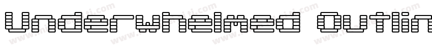 Underwhelmed Outline (BRK)字体转换